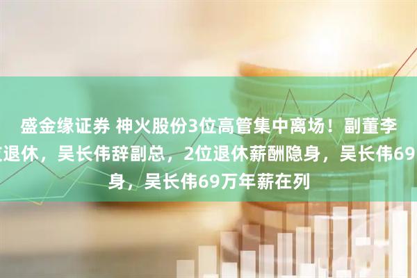 盛金缘证券 神火股份3位高管集中离场！副董李炜、崔建友退休，吴长伟辞副总，2位退休薪酬隐身，吴长伟69万年薪在列